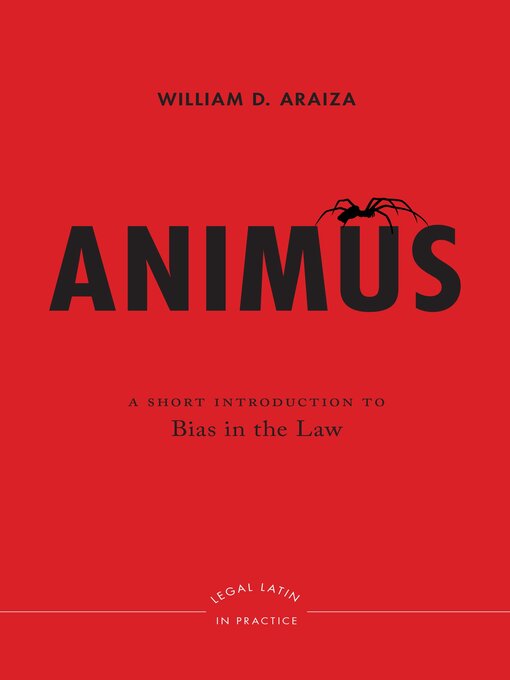 Title details for Animus by William D. Araiza - Available